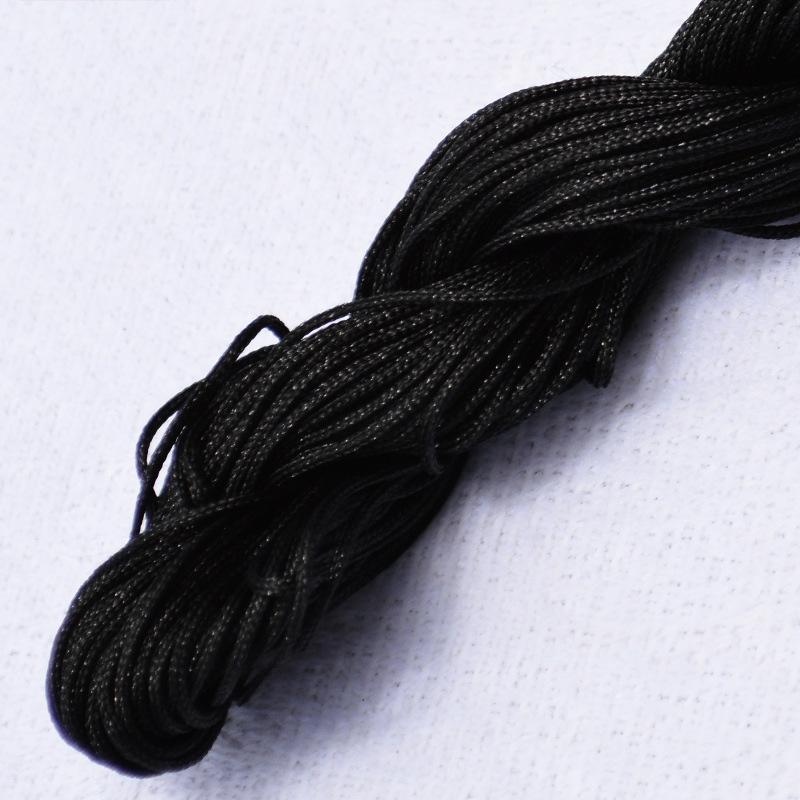 1,0 мм 20 м нейлоновый шнур нить китайский узел шнур макраме браслет плетеная веревка DIY кисточки бисер нить для изготовления ювелирных изделий