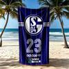 Fc Schalke3 Beach Towel Quick-Dry Soft Microfiber Comfortable Lightweight Portable for Swimming,Beach,Camping, Travel, Beach Accessories,Gym