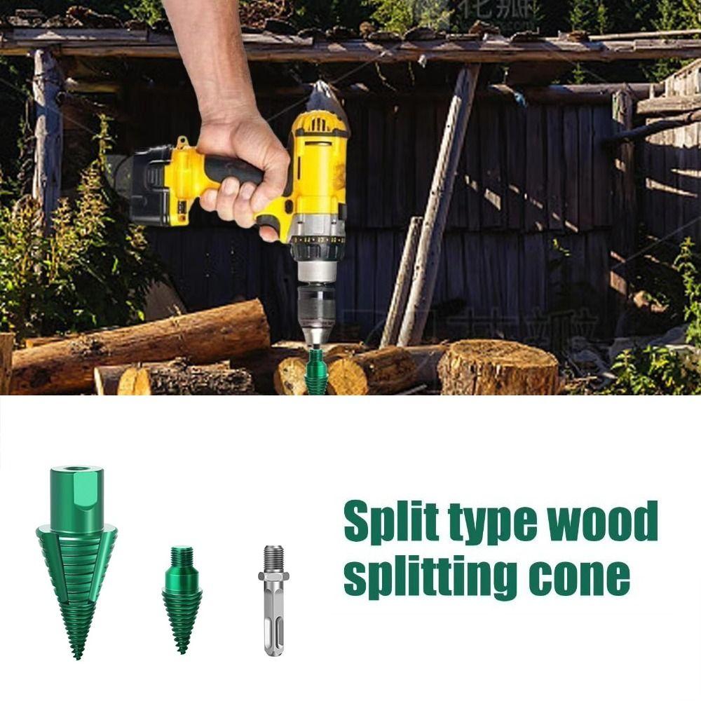 Round Shank Firewood Splitter Drill Bit Square Shank Woodworking Drill Bit Woodworking