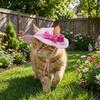 Breathable Cat Fisherman Hat UV Protection Cats Sun Cap Pet Supplies Pet Sun Hat  Walking