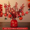 Bridal Wedding Gift Potted Plant Ornament for Living Room or Engagement Banquet Decor