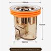 Shower Drainer Seal Stopper Insect Prevention Floor Drain One Way Valve Anti odor Drain Cover