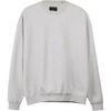 Y-3 Solid Color Crew Neck Loose Fit Drop Shoulder Long Sleeve Sweatshirt Unisex Sweatshirt Light-Gray JD9802
