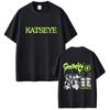 Корейская женская группа KATSEYE Футболка с узором Gnarly для мужчин и женщин, повседневная, из мягкого хлопка, модная, ретро, оверсайз