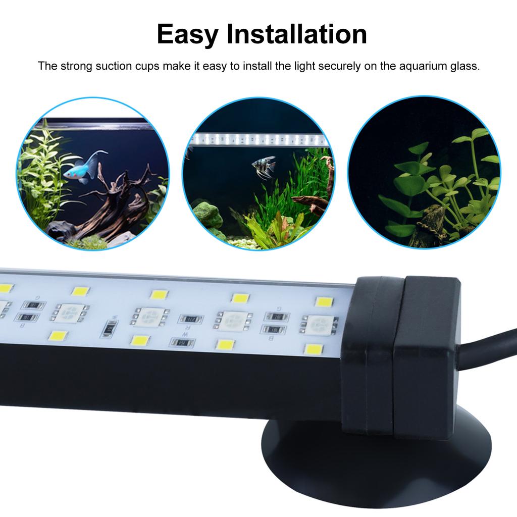 24/7 Lighting Full Spectrum Aquarium Light Sunrise Sunset LED Fish Tank Light Tropical Fish Plant