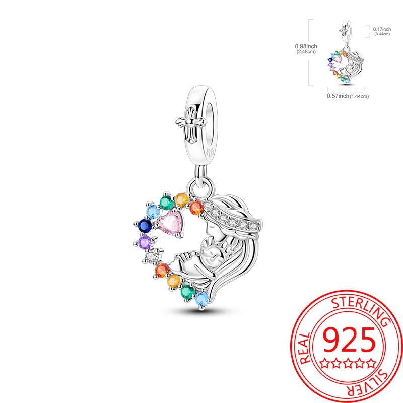 Copper Colorful Tree Of Life Family Charms Heart Flowers Beads Fit Original Bracelets Diy Fine Jewelry Party Gift For Women
