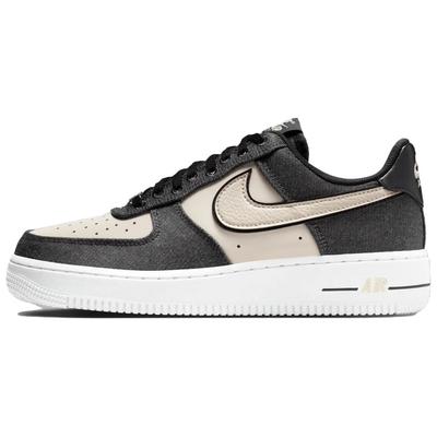 Кроссовки Air Force 1 Дышащие Скейтбордические Унисекс Черный Бежевый IB6642-001