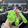 Чехол для ключа автомобиля Geely Emgrand для моделей Xingyue, Binyue, Boyue, Xingrui, Binrui и Vision X - Милый дизайн в виде маленьких тапочек
