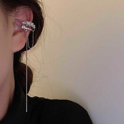 Изящные серьги-клипсы с кисточками, женские серьги-каффы с застежкой, не требующие пирсинга, имитация хряща уха для женщин, модная бижутерия, подарки