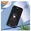Чехол для телефона Date a live Токисаки Куруми Для iPhone 15, 14, 13, 12 Mini 11 Pro XR, X, XS, MAX 7, 8 Plus Силиконовый чехол Мягкий Черный