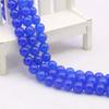 10 мм круглые синие нефритовые халцедоновые бусины из натурального камня, аксессуары для женщин и девочек, детали «сделай сам», ручная работа, модное изготовление ювелирных изделий
