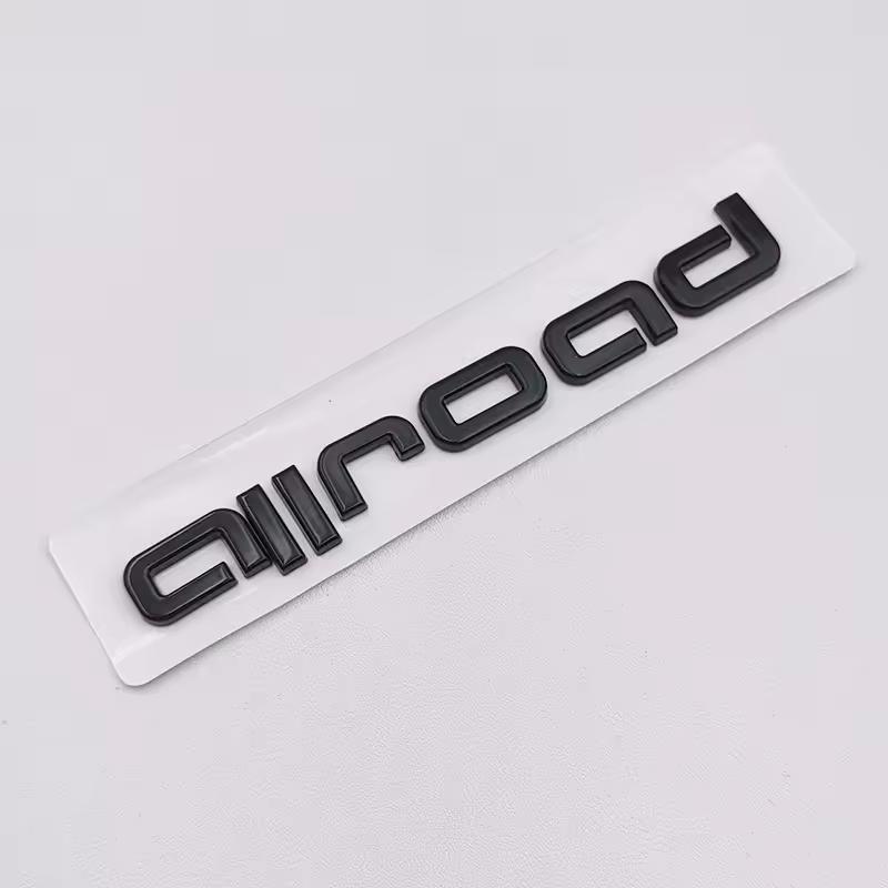 allroad For Audi a4 a6 modified parts badge stickers car accessories allroad X Vader Sport rear trunk decoration logo decals