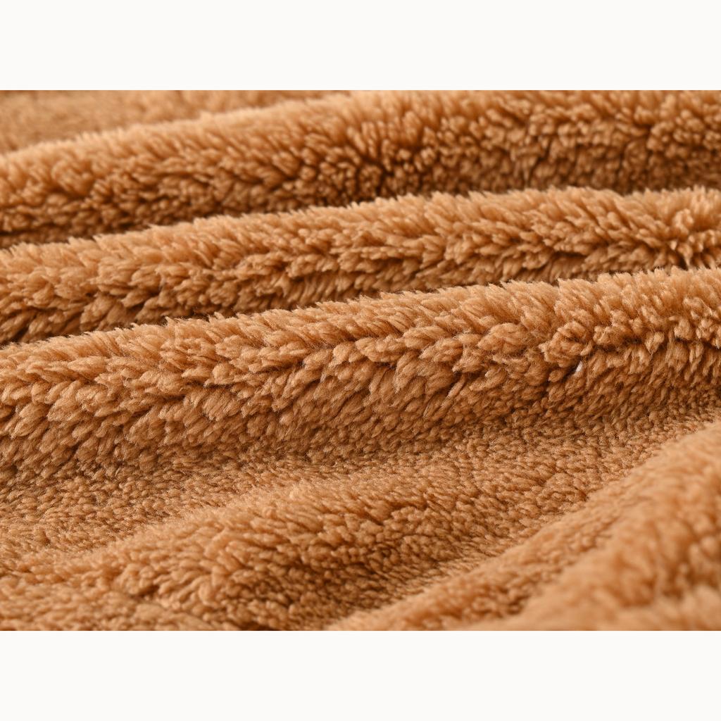 Осенние и зимние флисовые детские куртки для маленьких и средних детей, повседневная куртка на молнии с тесьмой, теплая шуба