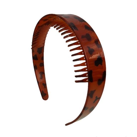Ободок для волос Extra Wide Thick Headband с нескользящими зубьями в винтажном стиле, прочно держащийся, офисный аксессуар для волос