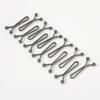 12pcs/Bag Solid Color Hijab Scarf Pins - U-Shaped Brooch Clips for Women, Fashion Decorative Accessories