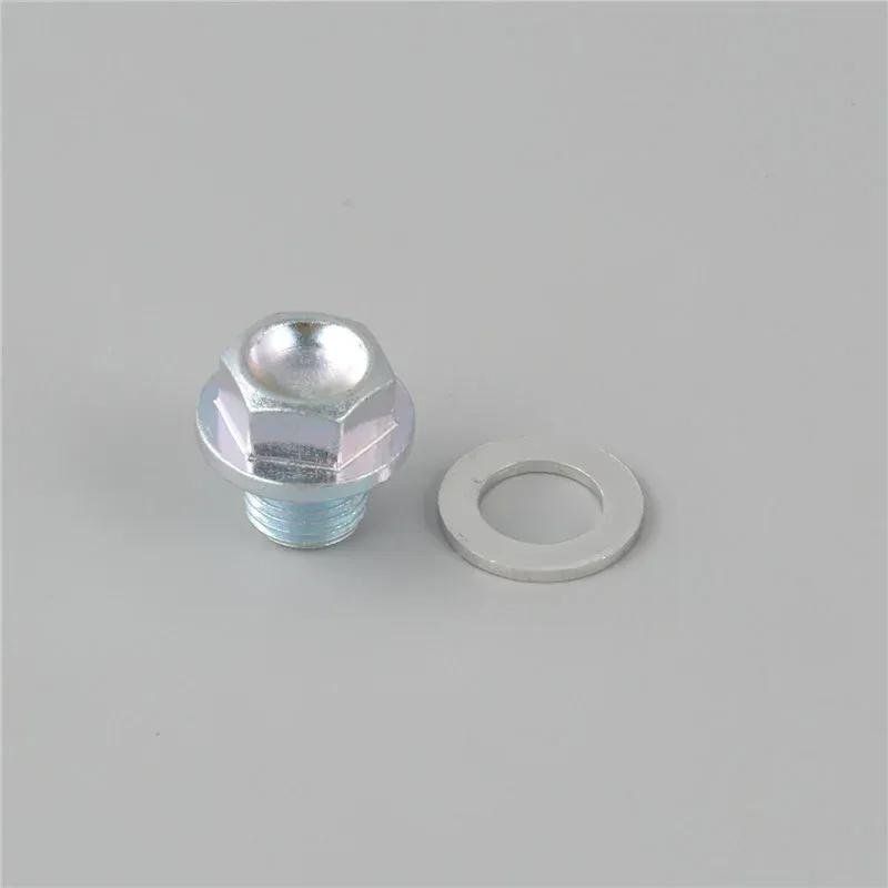 Oil Drain Plug with Seal/Gasket Locking Screw Oil Sump for Honda Odyssey Civic Fit SDL CRV
