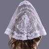 Hollow Out Foulard Bandana Thin Hair Scarf Headband Fashion Lace HandkerChiefs  Party