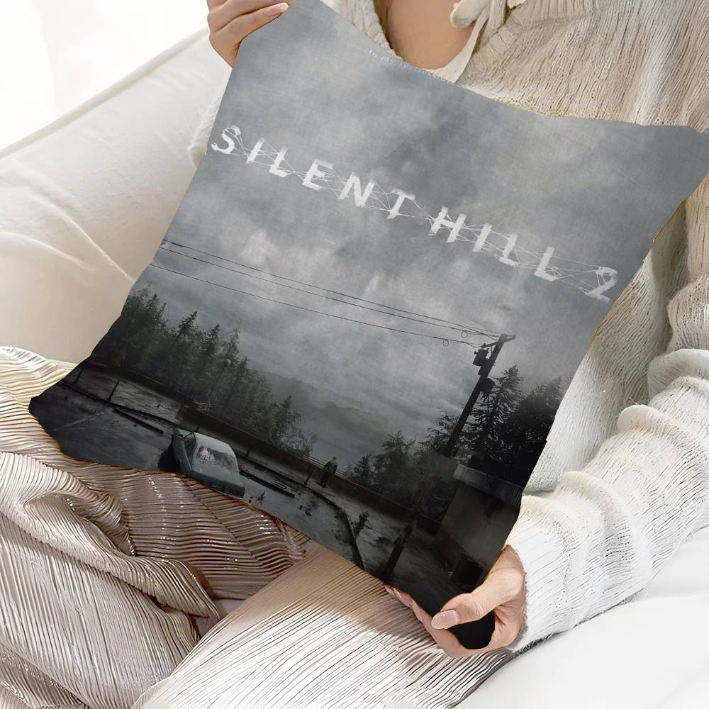 Horror Game SSilent HHill Cushion Cover Polyester Sofa Cushions Decorative Throw Pillows Home Decoration Pillowcover