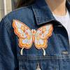DIY Dress Coats Shoes Embroidery Butterfly Patch Fabric Butterfly Fabric Applique  Clothing