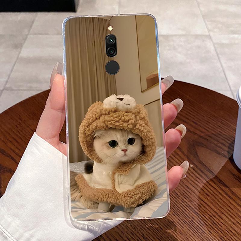 Чехол для Xiaomi Redmi 8 Чехол для Redmi 8A Чехол для Redmi 9 Prime Прозрачный Силиконовый Мягкий ТПУ Задняя крышка Милый Кролик Кошка Динозавр Чехол для телефона
