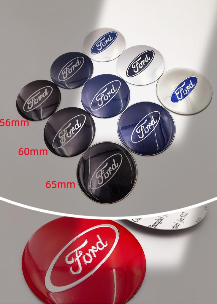 AAANX1 20pcs 56mm 60mm 65mm Ford Car Wheel Center Sticker Rim Caps Hub Cover Decal Logo Hub Cover Badge Decal