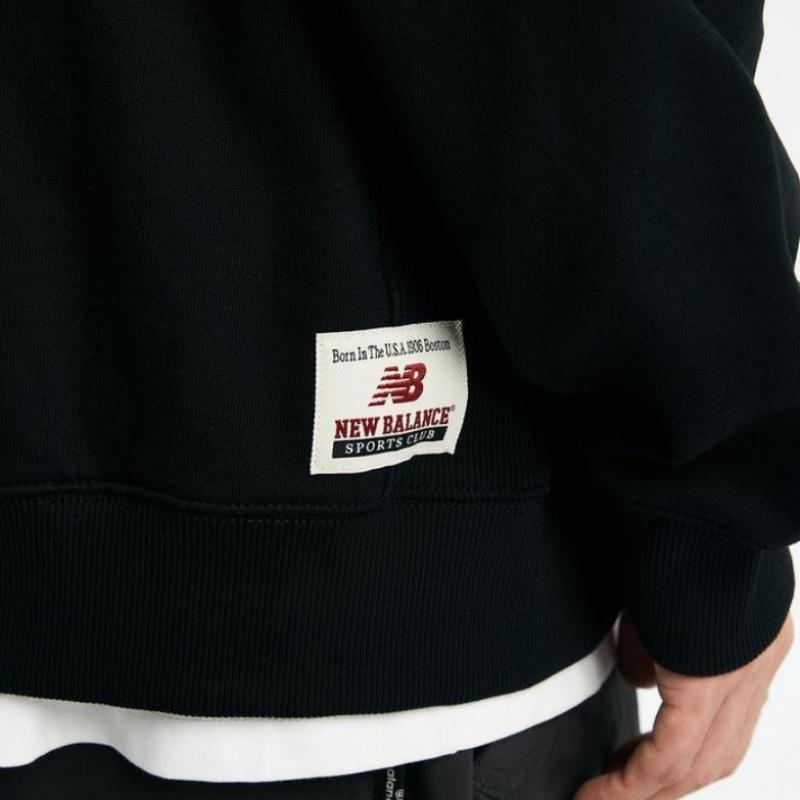 New Balance Uni Nbsc Толстовка с застежкой-молнией на половину длины Nbncd31823