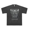Футболка с принтом Rock Metal Tool Band Streetwear Opeth Хлопок Короткий рукав Графический Мужские Топы Повседневный Крутой Унисекс Стирка Рубашка Для Мужчины