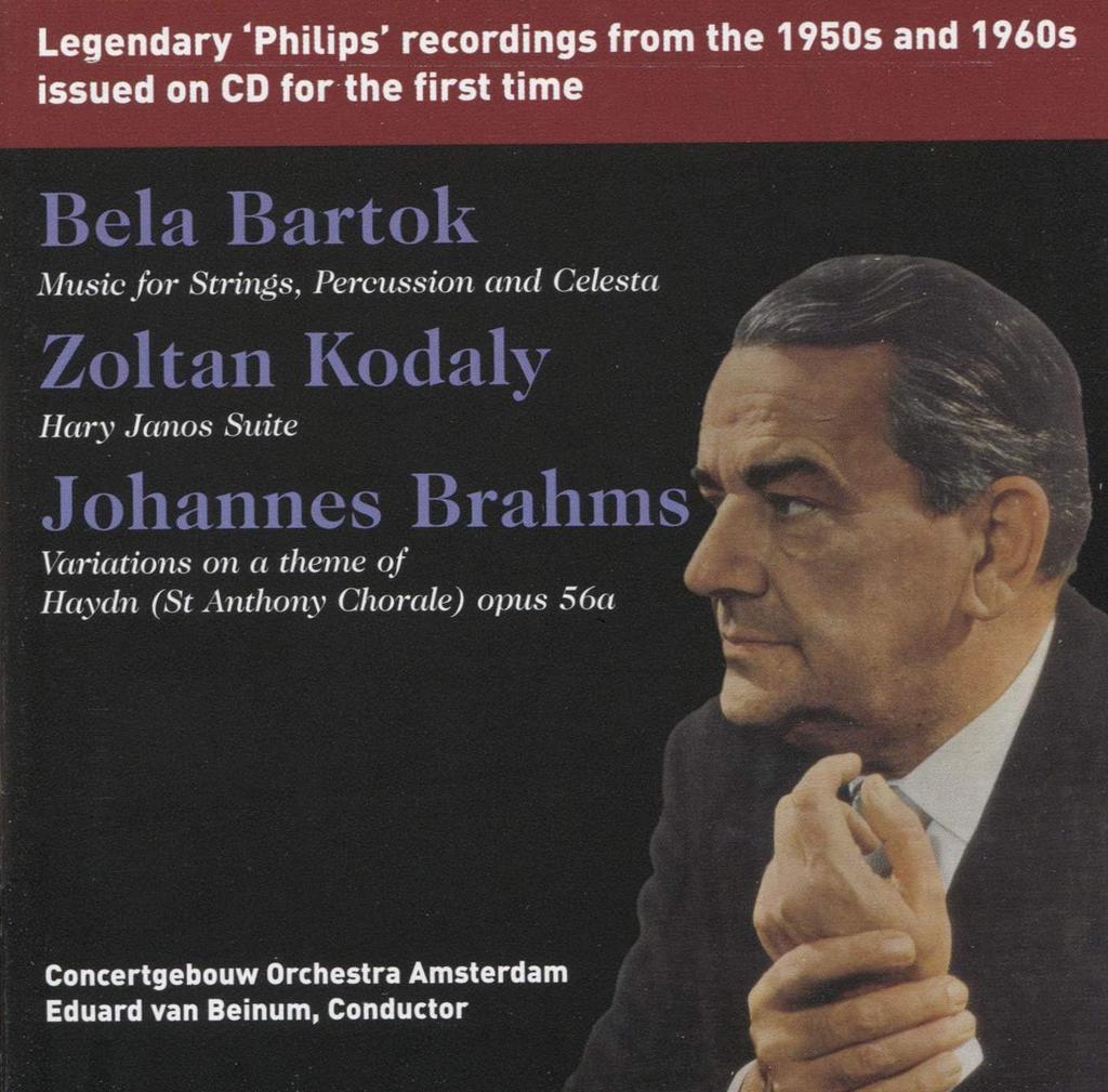 CD BELA BARTOK, ZOLTAN KODALY, JOHANNE - Bartok/Kodaly/Brahms RET036 Non Japan Classical Used