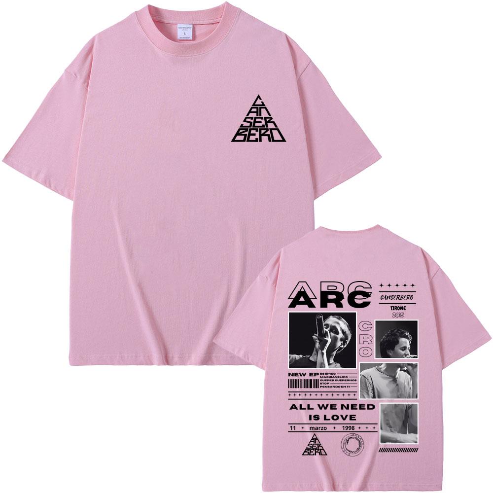 Горячая Распродажа Рэпер Canserbero Все, что нам нужно, это любовь Графическая футболка Muerte Vida Футболки Мужчины Женщины Хип-хоп Мода Футболка Оверсайз