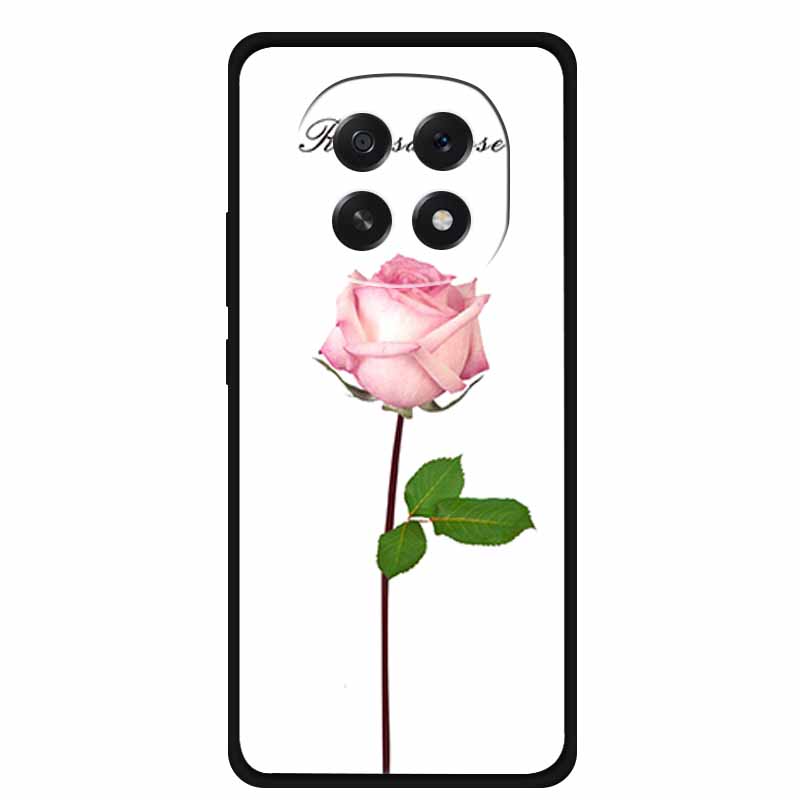 For Oppo A5 5G Phone Case 3D Relief Emboss Flowers Back Cover Black TPU Silicone Soft Case For Oppo A 5 PKQ110 Cases 6.7" Fundas