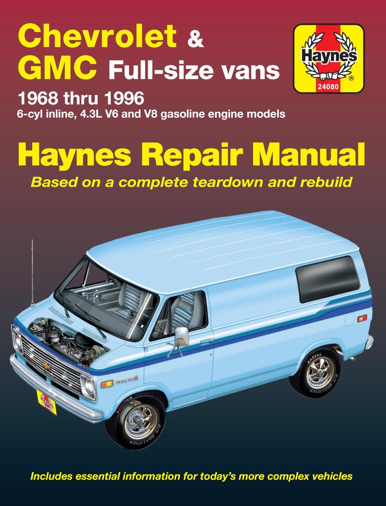 Chevrolet GMC Vans 1968 Thru 1996 Haynes Repair Manual & Full-size