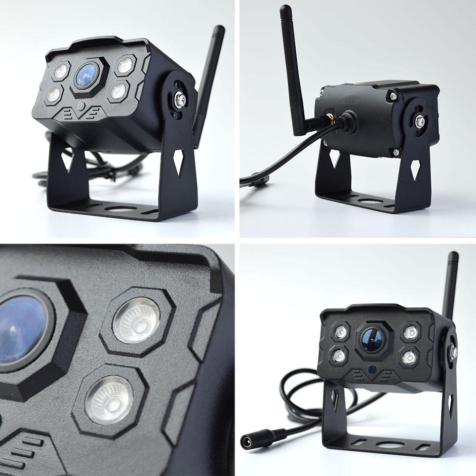 DVR Wireless Infrared Backup Camera Night Vision Rear View AHD Dashcam 7'' BSD Monitor AHD for Car Truck Bus RV Trailer Forklift