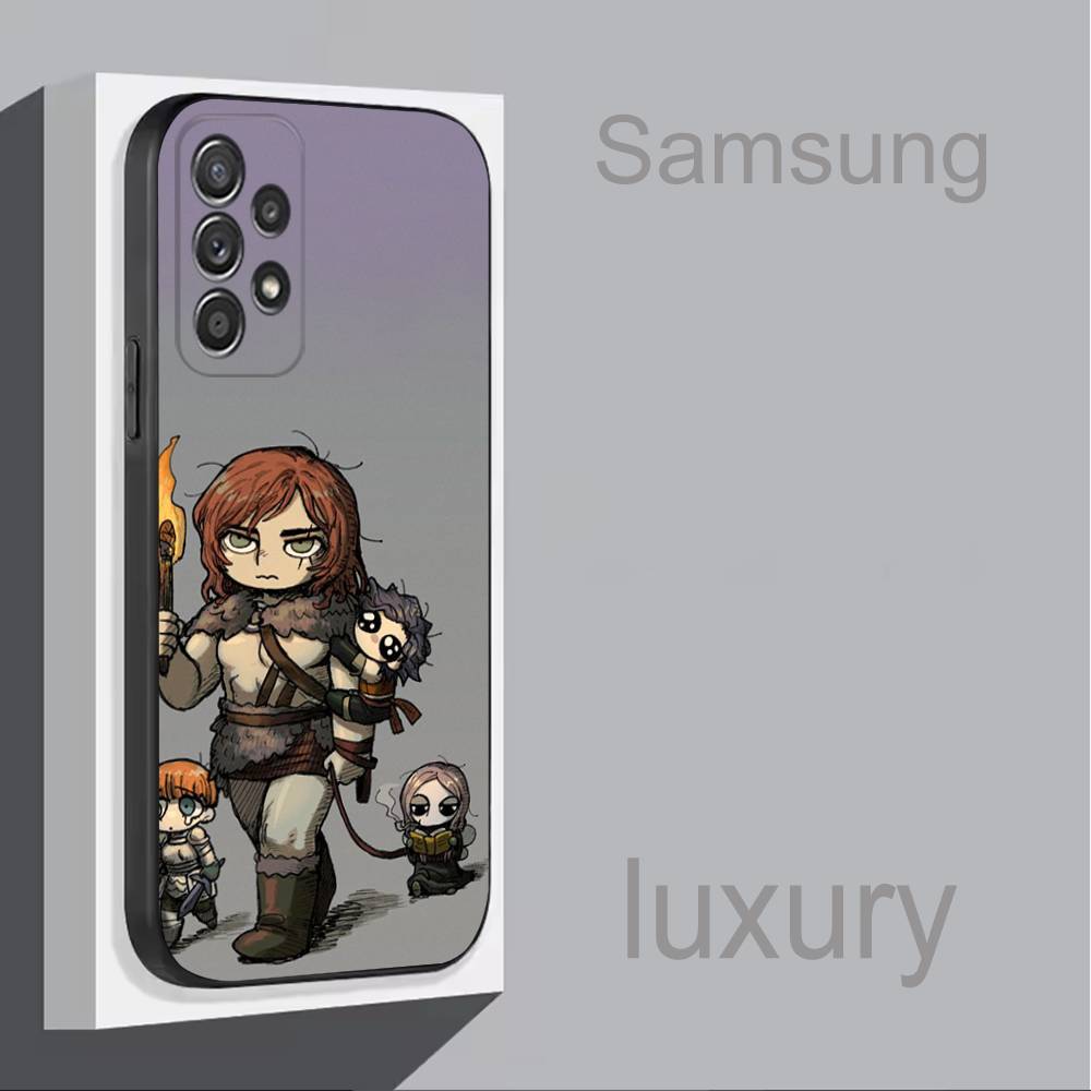 Чехол для телефона Fear and Hunger Game для Samsung S 25,24,23,22,30,21,10,9,Ultra,Plus,Lite,FE,4,5G Черный Мягкий Чехол