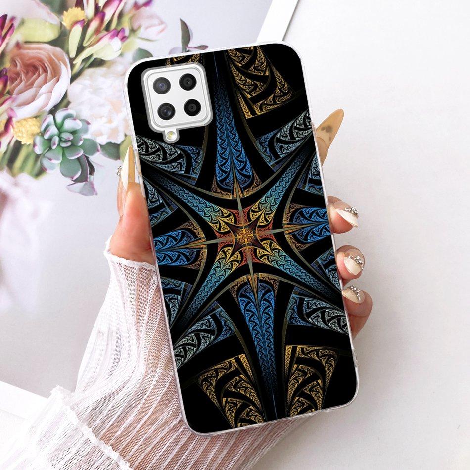 For Samsung Galaxy A22 4G A225F / A22 5G A226B Cool Dragon Tiger Pattern Phone Case For Samsung A22 Soft Silicone TPU Bumpers