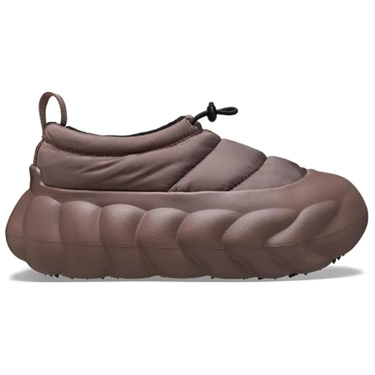 Crocs Overpuff Shorty Truffle Unisex Sneakers Brown 210668-0LF