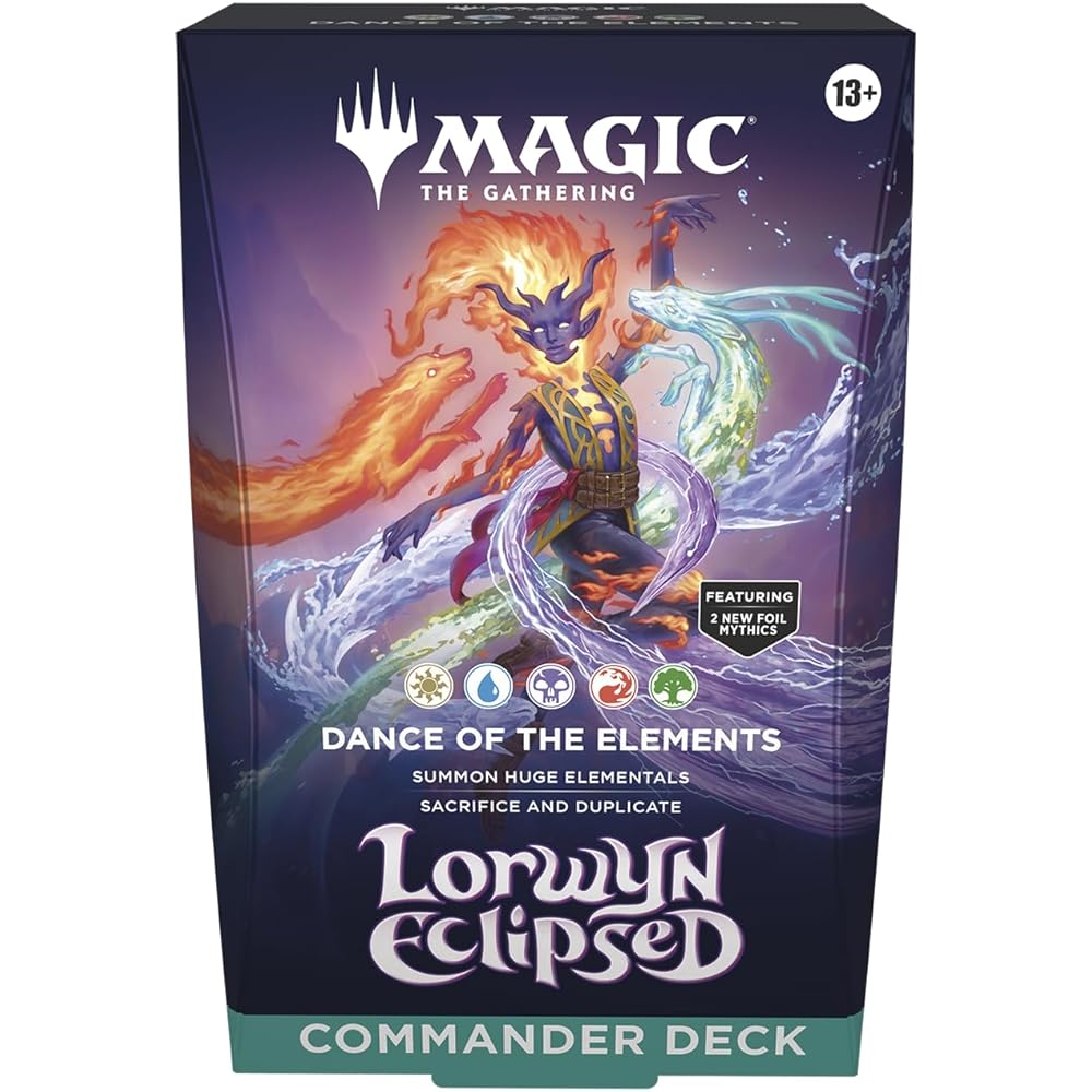 Wizards of the Coast Magic: Сборник Lorwyn Shadow Commander Deck Элементальный Танец Английская Версия Коллекционная Карточная Игра