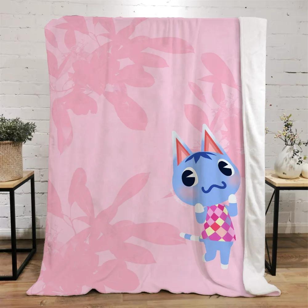 Animal Crossing Decorative Blanket Sofa Winter Custom Blankets Characters Luxury Bedding Home Interior Beach Towel Fluffy Plaid