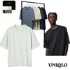 Uniqlo 482779 Футболка с круглым вырезом DRY-EX ТЕМНО-СЕРЫЙ СЕРЫЙ ЧЕРНЫЙ СВЕТЛО-ЗЕЛЕНЫЙ Япония