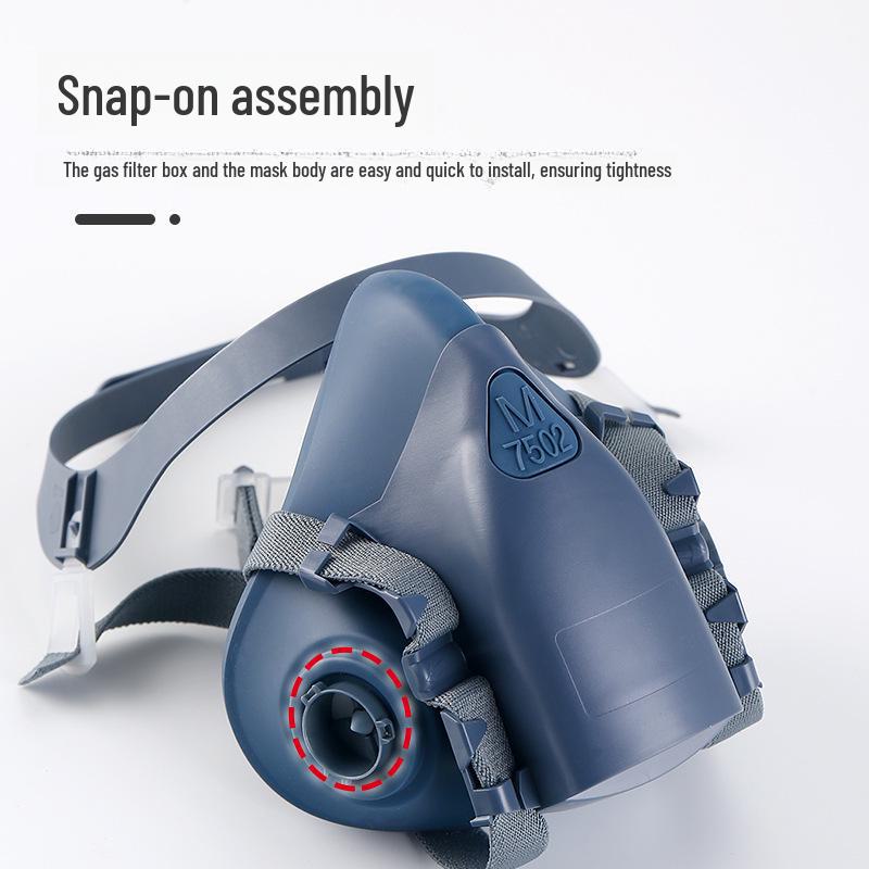 Силиконовый противогаз для защиты от покраски, пестицидов, химикатов и пожаров