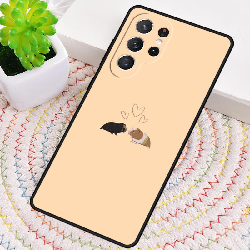 Морская свинка Хомяк Милый Силиконовый Чехол для Телефона Для Samsung Galaxy note 10 pro S26 S25 S24 S23 S22 S21 Plus S25Ultra Capa Cover