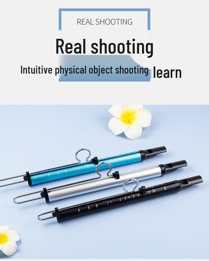 NYMAN Double Tone Sliding Flute Whistle - Air-Blown Slide Flute