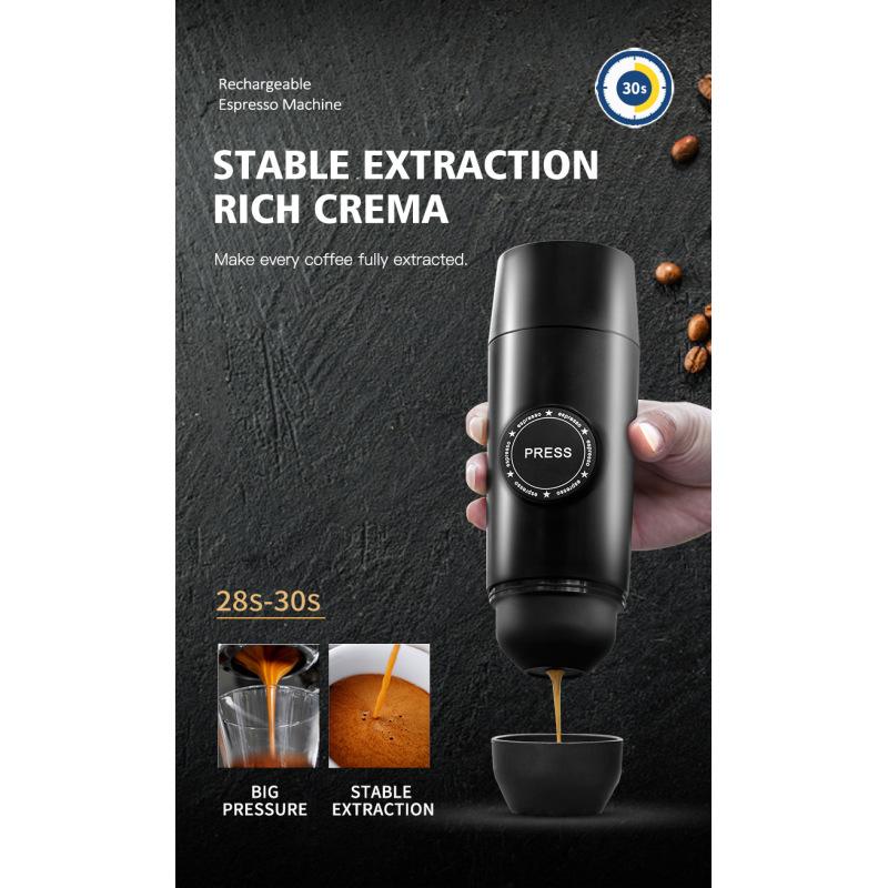 Электрическая портативная кофемашина для эспрессо, капсульная кофемашина, портативная кофемашина