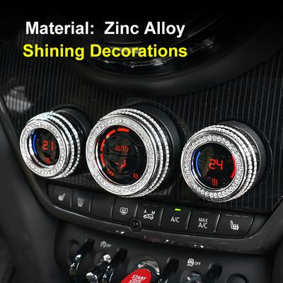 Интерьер автомобиля кольцо с бриллиантами наклейка украшение блестящий декор блестящие аксессуары для девочек для Mini Cooper F54 F55 F56 F60