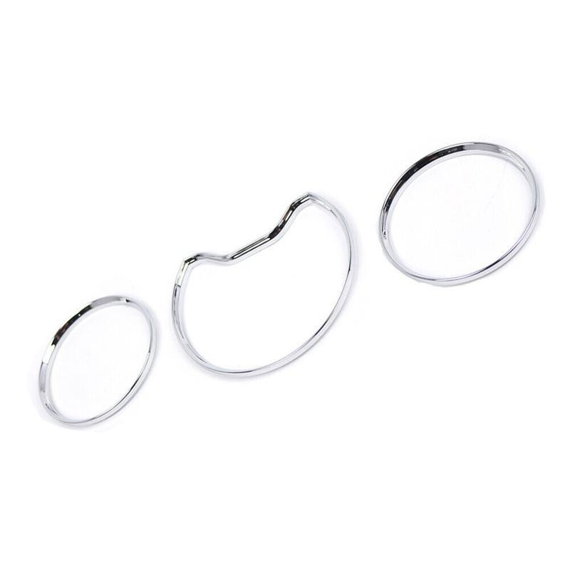 3 шт./компл. хромированное кольцо для приборной панели для Mercedes Benz W210/S210 W202/S202 A208/C208