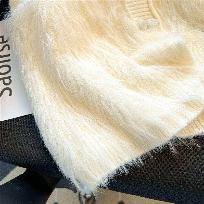 Casual Vest Cardigan Female 2023 Temperament Sleeveless V-neck Spliced Solid Cardigan Women Autumn Cardigan Vest Female Tops