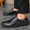 2025 Горячая Распродажа Удобная Мужская Повседневная Обувь Outdoo Мужские Туфли для Вождения Ручной Работы Кожаные Плоские Мужские Туфли Дышащие Мужские Лоферы