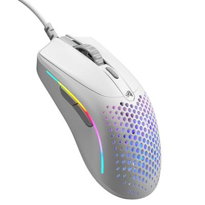 Игровая мышь Glorious Model O 2 Mini, матовая белая, легкая, проводная, MS0739 GLO-MS-OMV2-MW