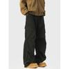 51 Hip-hop Design Vintage Pleat Cargo Wide-leg Pants Men's American Niche Loose Straight Casual Trousers