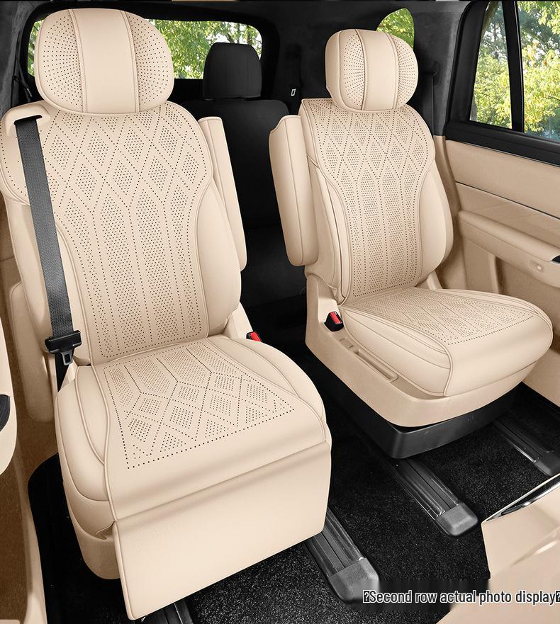 Suede Perforated Breathable All-Season Seat Cushions for Wenjie M9