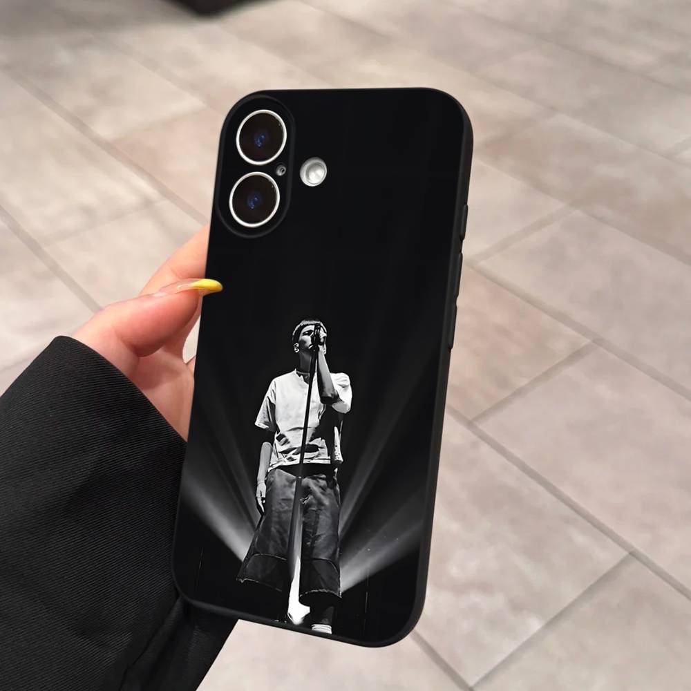 Чехол для телефона Singer M-Milo J для iPhone 17 Air 16 15 14 Plus 13 12 Mini 11 Pro Max Черный